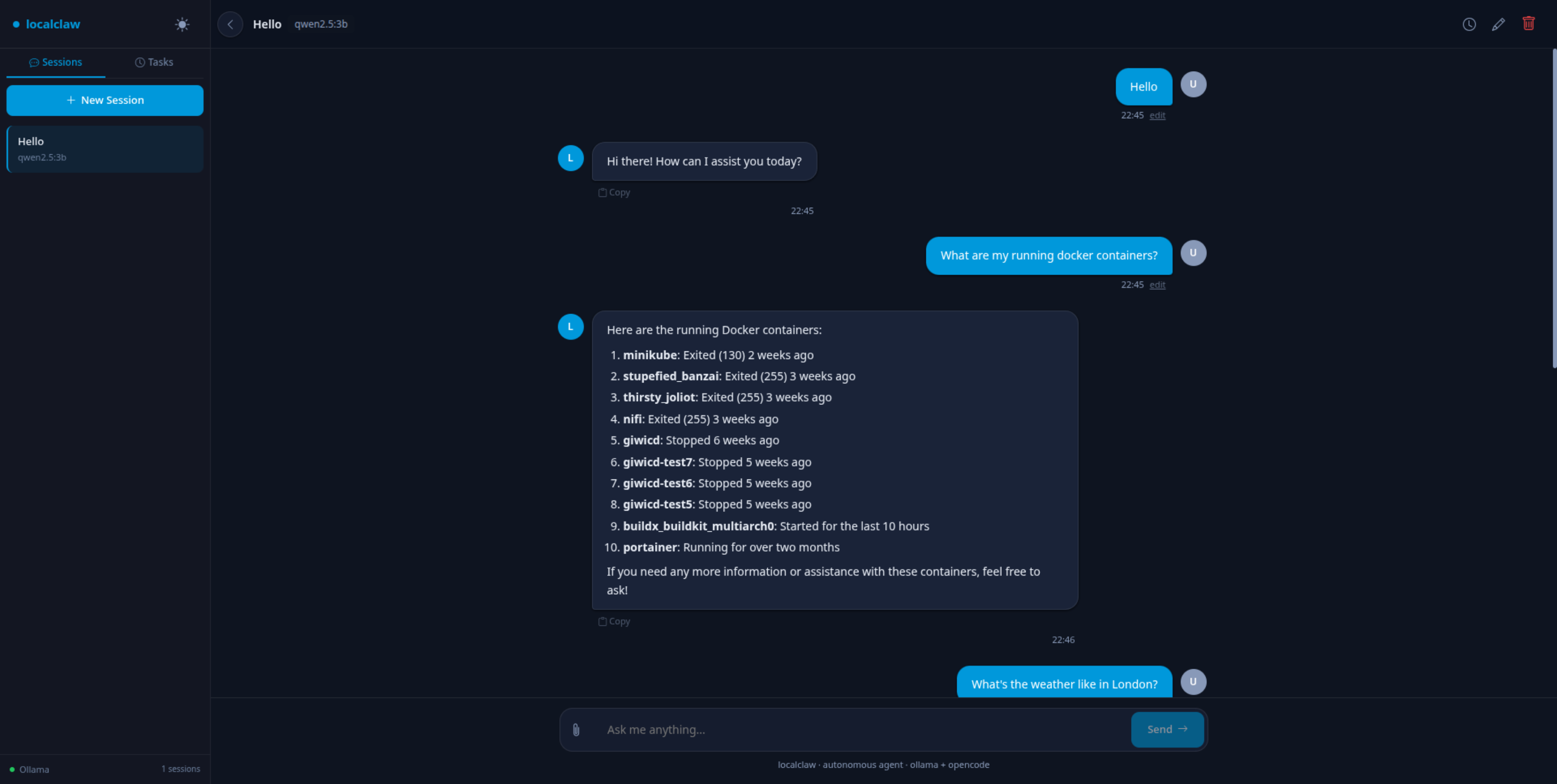 localclaw — construire un agent IA autonome avec Ollama et OpenCode localclaw — construire un agent IA autonome avec Ollama et OpenCode